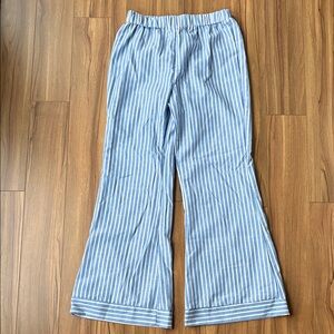 Women’s Blue and White Striped Pants